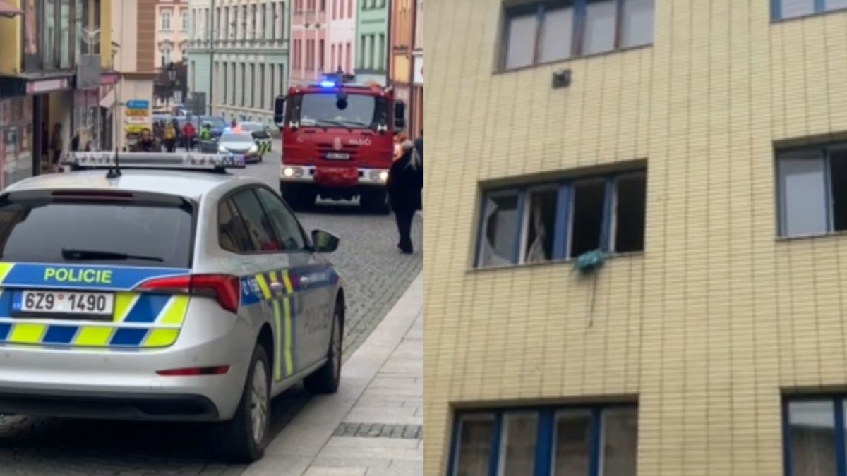 V bytě v centru Kroměříže došlo k explozi